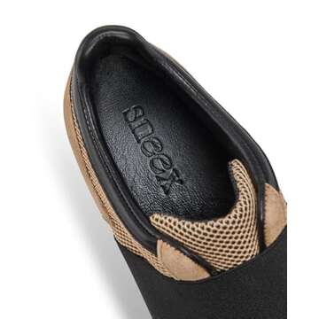 Sneex - The Icon Hy-Heel Sneaker - Camel/Black, 11