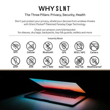 Silent Pocket Webcam Privacy Stickers - Reusable & Safe