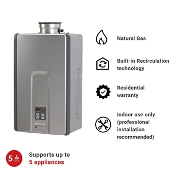 Rinnai RL94IN Tankless Hot Water Heater 9.8 GPM Natural Gas