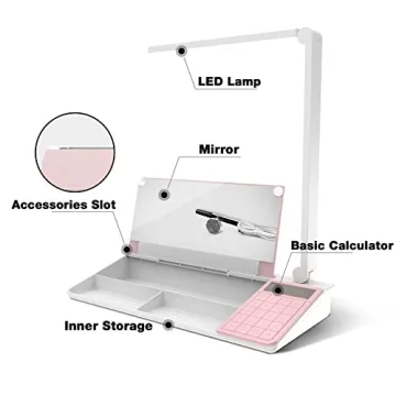 TOWON LED Desk Lamp & Whiteboard for Home Office