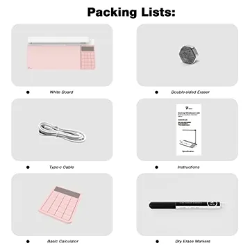 TOWON LED Desk Lamp & Whiteboard for Home Office