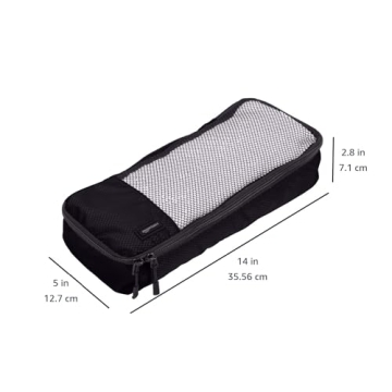 Amazon Basics Packing Travel Organizer Cubes Set 4-Piece