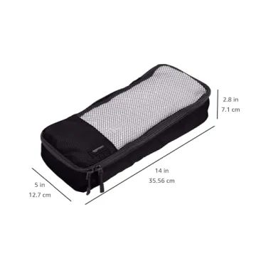 Amazon Basics Packing Travel Organizer Cubes Set 4-Piece