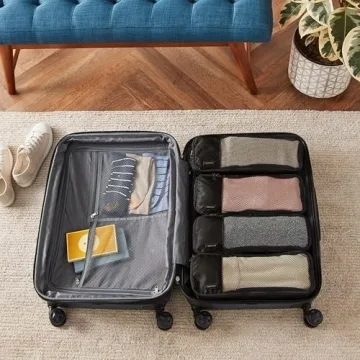 Amazon Basics Packing Travel Organizer Cubes Set 4-Piece