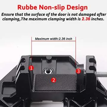 DUEBEL Door Hinge Slotting Locator for Woodworking Precision