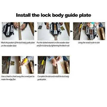 DUEBEL Door Hinge Slotting Locator for Woodworking Precision