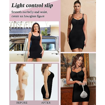 RDSIANE Women's Body Shaper Full Slip for Tummy Control