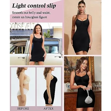 RDSIANE Women's Body Shaper Full Slip for Tummy Control