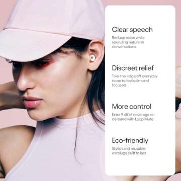 Loop Engage 2 Plus Earplugs – Everyday Noise Relief with Clear Speech for Social Gatherings, Work,...