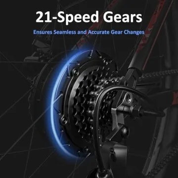 Totem Electric Mountain Bike with 1000W Motor and 21 Speed