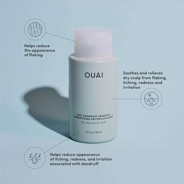 OUAI Detox & Anti-Dandruff Shampoo Set for Healthy Scalp