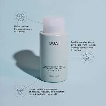 OUAI Detox & Anti-Dandruff Shampoo Set for Healthy Scalp