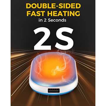 JUANANIUG Rechargeable Hand Warmers for Winter Fun