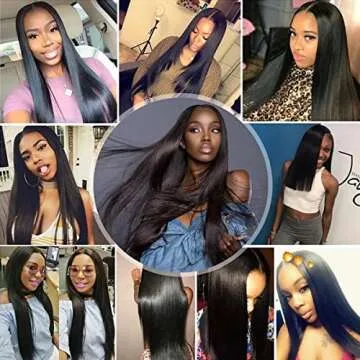 Lsybeauty 22 Inch HD Lace Front Wigs for Black Women