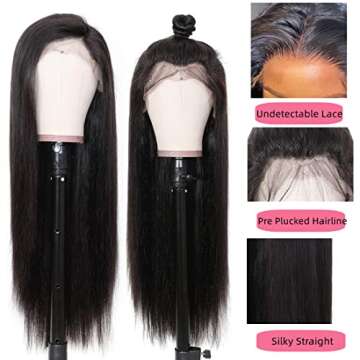 Lsybeauty 22 Inch HD Lace Front Wigs for Black Women