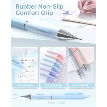 Four Candies Cute Mechanical Pencil Set for All Ages