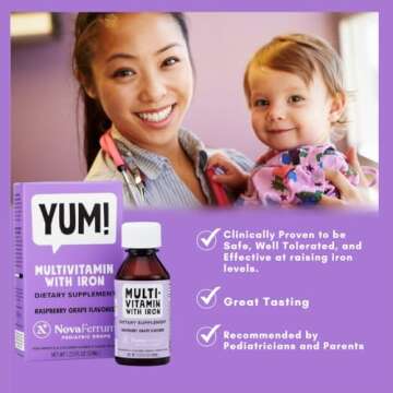 NovaFerrum Yum Multivitamin with Iron for Kids