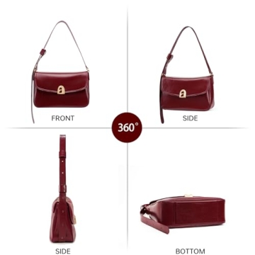 LA FESTIN Large Leather Purses - Stylish Crossbody Bag