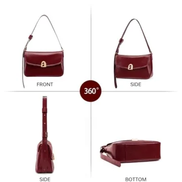 LA FESTIN Large Leather Purses - Stylish Crossbody Bag