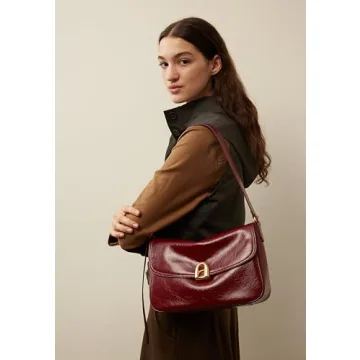 LA FESTIN Large Leather Purses - Stylish Crossbody Bag