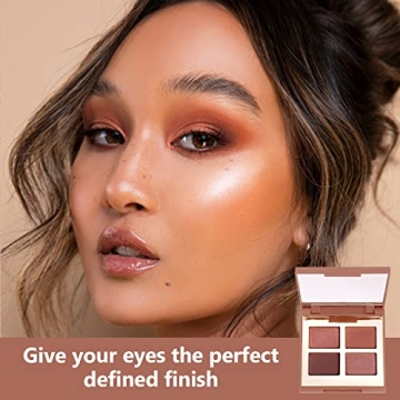 Mellow Eyeshadow Quad - Matte & Shimmer Shades Palette