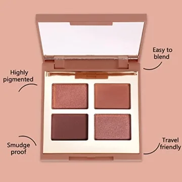 Mellow Eyeshadow Quad - Matte & Shimmer Shades Palette
