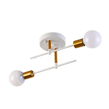 EFINEHOME Modern Ceiling Chandelier Lighting- Contemporary Rustic Semi Flush Mount Ceiling Lamp- Min...