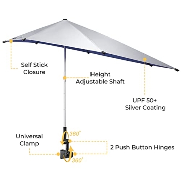 G4Free UPF 50+ Umbrella - Adjustable for Any Outdoor Activity