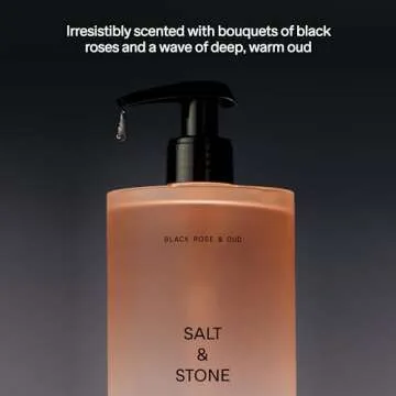 Salt & Stone Body Wash with Antioxidants for Deep Moisture | For Women & Men, Sulfate, Paraben, & Dye Free, Leaving Skin Soft and Hydrated