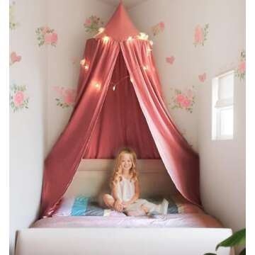 Extra Large Canopy for Kids Room - Princess Play Tent