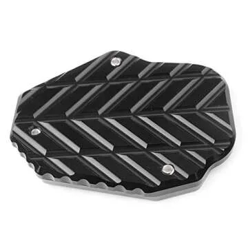 GZYF CNC Aluminum Motorcycle Side Foot Stand Extension Kickstand Enlarger Pad for HONDA CRF 250 RALLY 250L 2017-2018, Titanium