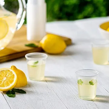 Comfy 3 oz Clear Disposable Mouthwash Cups - 100 Count