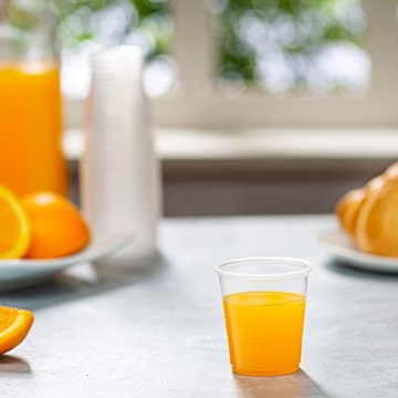 Comfy 3 oz Clear Disposable Mouthwash Cups - 100 Count