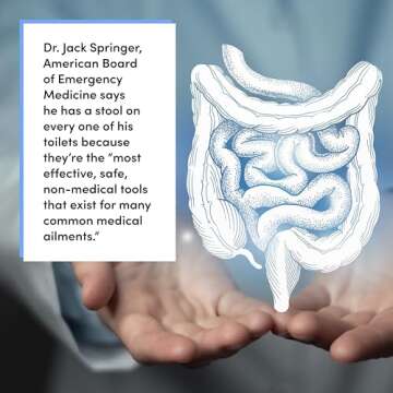 TUSHY Ottoman: A Premium Toilet Stool for The Bathroom, Modern Sleek Design | Squatting Position Helps Improves Bowel Health & Relieves Constipation (Relaxed 7.5" White/Bamboo)