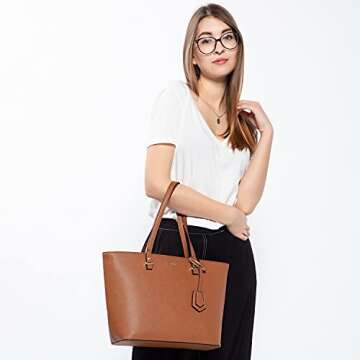 LOVEVOOK Purses and Handbags for Women Fashion Tote Bags Shoulder Bag Top Handle Satchel Bags