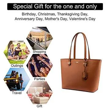LOVEVOOK Purses and Handbags for Women Fashion Tote Bags Shoulder Bag Top Handle Satchel Bags