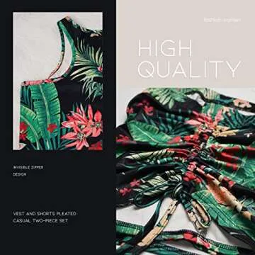 Qusuny 2 Piece Summer Outfit for Women - Stylish Comfort