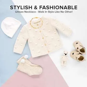 Baltic Amber Necklace - Natural Teething Relief for Babies