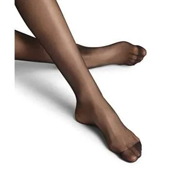 FALKE Women's Seidenglatt Tights, Ultra Sheer 15 Denier, Stockings for Women, Black (Black 3009), M, 1 Pair