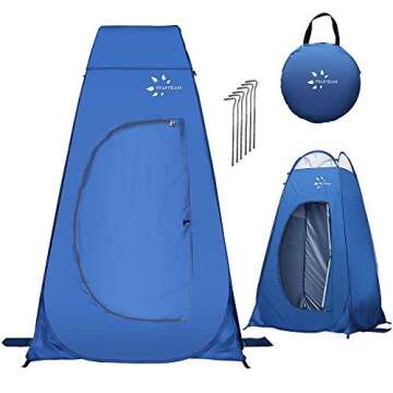 YOUKADA Camping Toilet Pop Up Privacy Tent Changing Room Tent Portable Toilet for Camping Portable S...