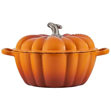 Le Creuset Enameled Cast Iron Pumpkin Cocotte 4 qt