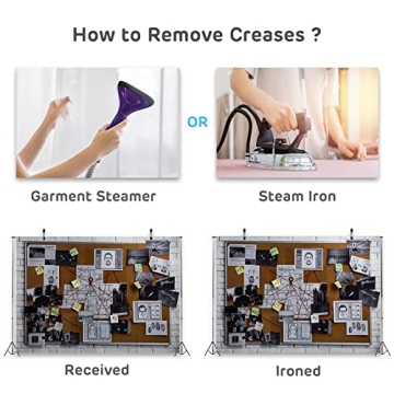 BELECO 7x5ft Detective Photography Backdrop for Parties