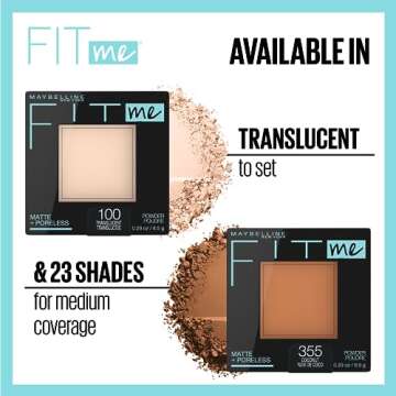 Maybelline Fit Me Matte Poreless Powder for Smooth Finish