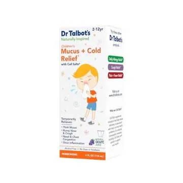 Dr. Talbot's Natural Mucus + Cold Relief for Kids 4 Fl Oz