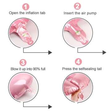 Pearlescent Pink 7 Balloon - 40 Inch Party Decoration