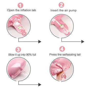 Pearlescent Pink 7 Balloon - 40 Inch Party Decoration