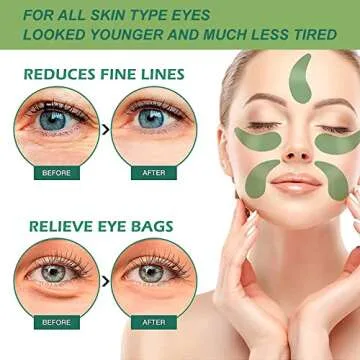 Under Eye Mask,Collagen Eye Mask,Seaweed Eye Mask,Firming Eye Mask, Eye Gel Treatment Masks for Puffy Eyes, Eye Pads for,Under Eye Bags, Anti Wrinkle, Moisturizing Improves Elasticity 30 Pairs