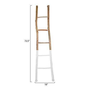 White Dipped Decorative Ladder