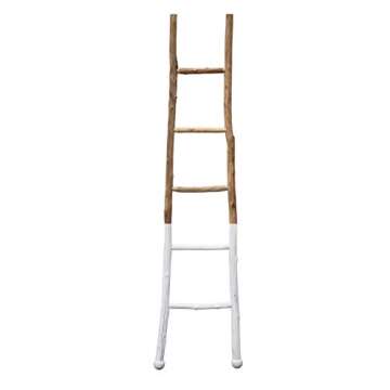 White Dipped Decorative Ladder