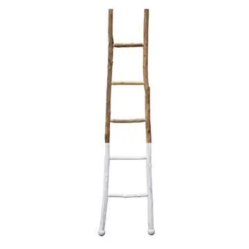 White Dipped Decorative Ladder